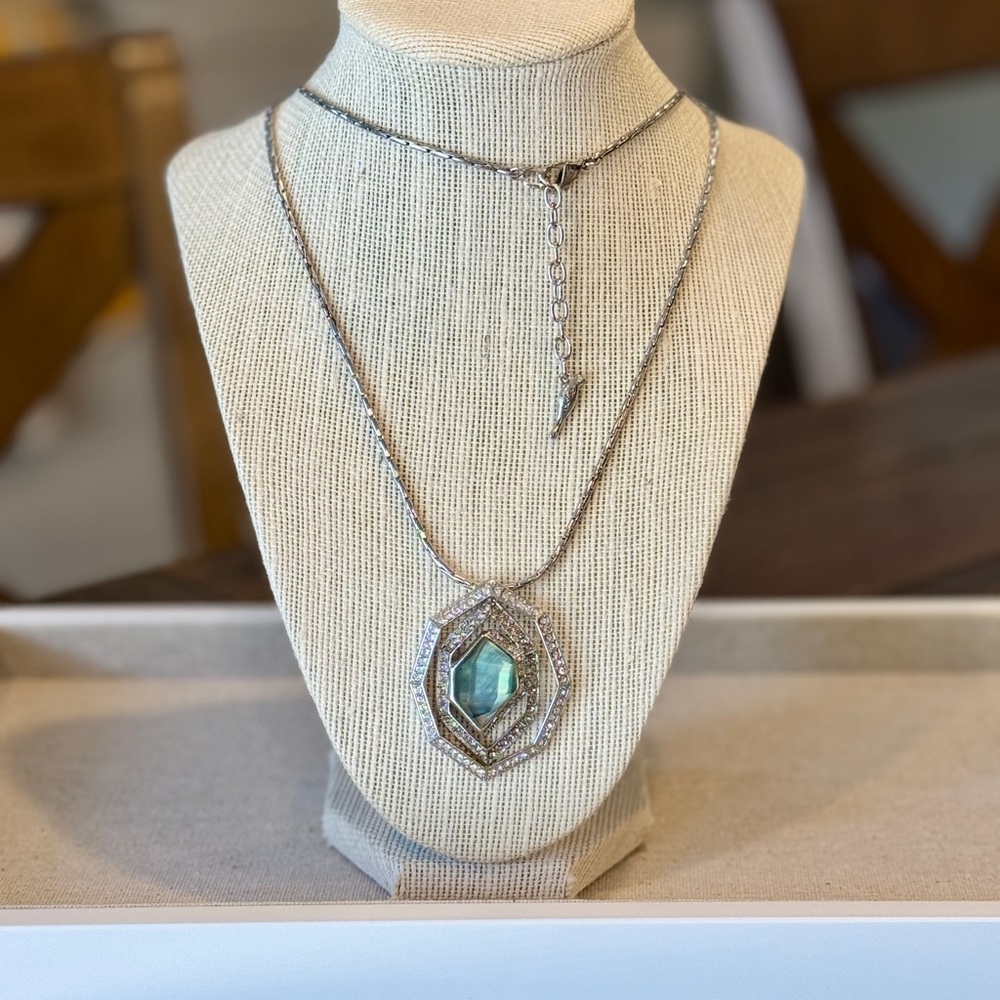 Chloe + Isabel Silver and abalone Pendant Necklace